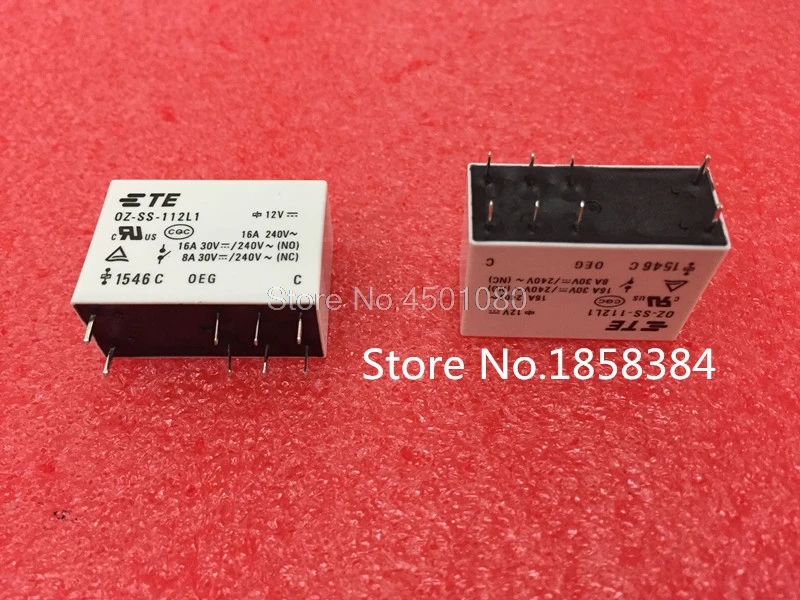 Новое оригинальное реле мощности OEG 10 шт./лот 100% фотоэлектрическое SS 112L 12VDC 12V 16A 8PIN