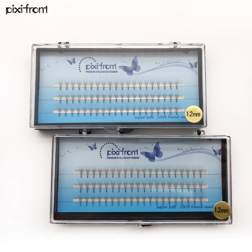 5D русские Объемные Накладные ресницы для наращивания с коротким стержнем