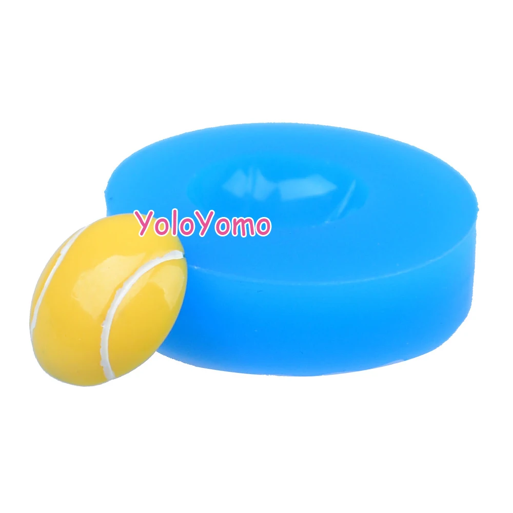 F118YL 15 4 мм теннисный мяч силиконовая форма-торт украшение ремесло помадка печенье