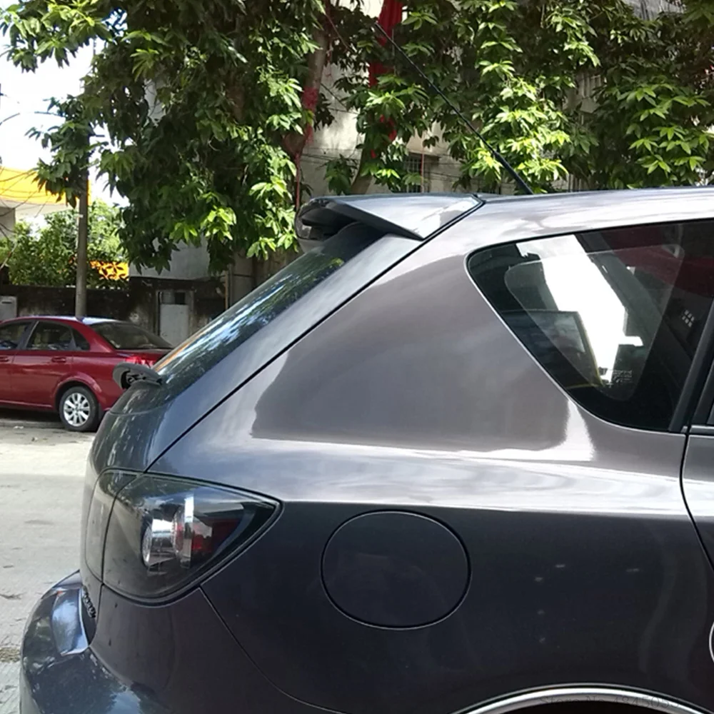 Автомобильный Черный спойлер для MAZDA 3 хэтчбек спойлер 2006 до 2013 Высокое качество абс материал заднее крыло праймер цвет задний белый спойлер