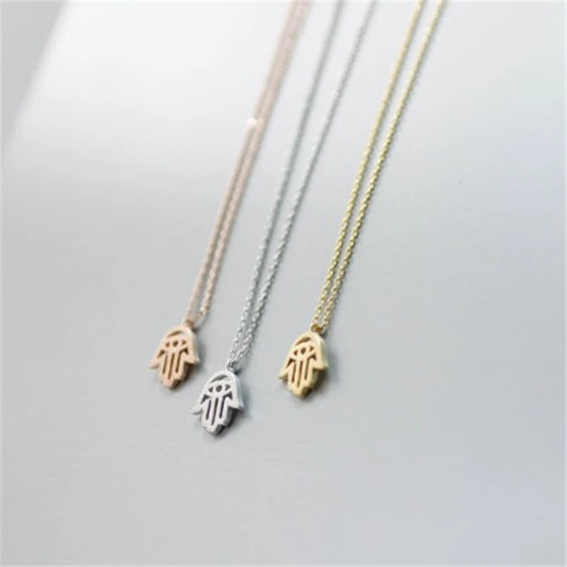 Ожерелье-цепочка с подвеской Рука Фатимы | Украшения и аксессуары