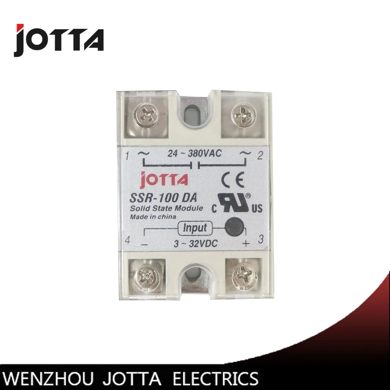 Однофазное твердотельное реле ssr-100da DC control AC SSR в белом корпусе | Обустройство дома