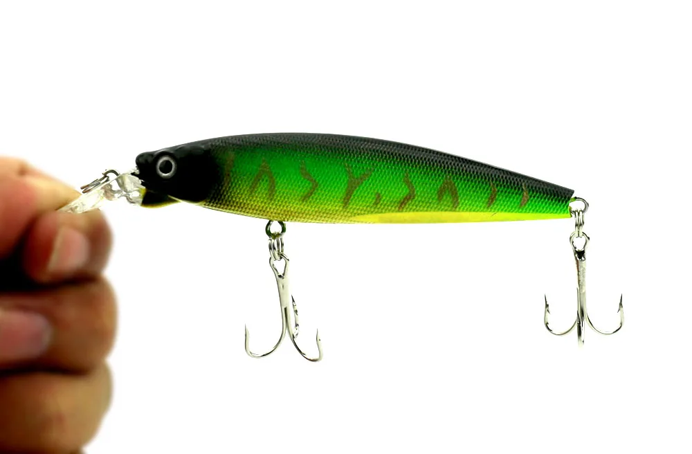 11 см 15 2 г 1 шт. новые Гольян рыболовные приманки 4 # крючки пластиковые снасти