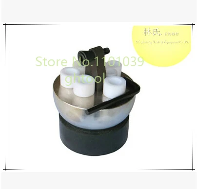 

Jewelry Making Tools Stainless Steel Ring Holder with Half Engraving Block with 7 Sleeves jewelry tools