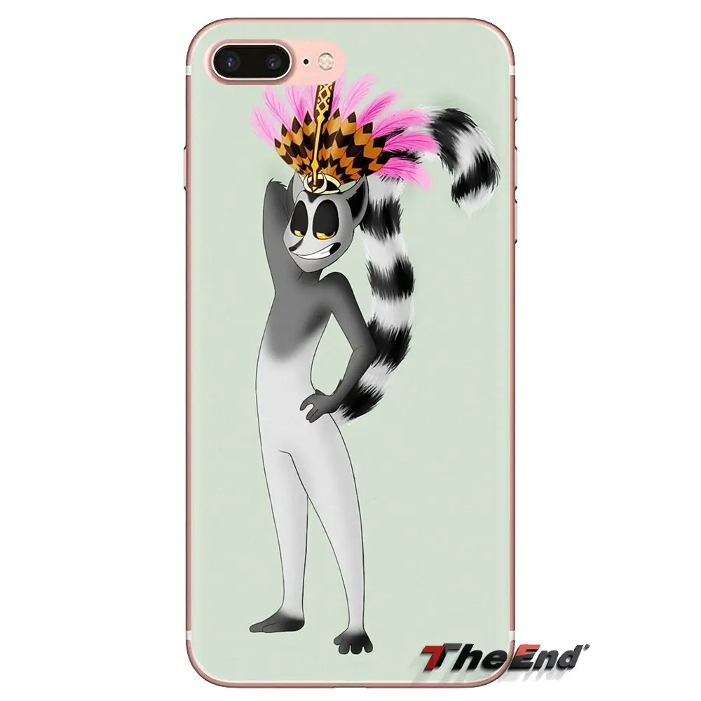 For Samsung Galaxy J1 J2 J3 J4 J5 J6 J7 J8 Plus 2018 Prime 2015 2016 2017 Transparent Soft Shell Covers cute lemur |