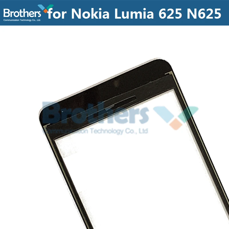 Для Nokia Lumia 625 сенсорный экран дигитайзер стекло с логотипом для N625 объектив
