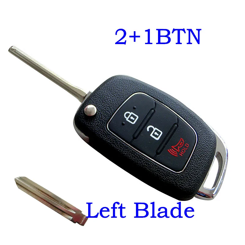 2 + 1 кнопки дистанционный ключ брелок от машины Автомобильный оболочка для Hyundai IX35