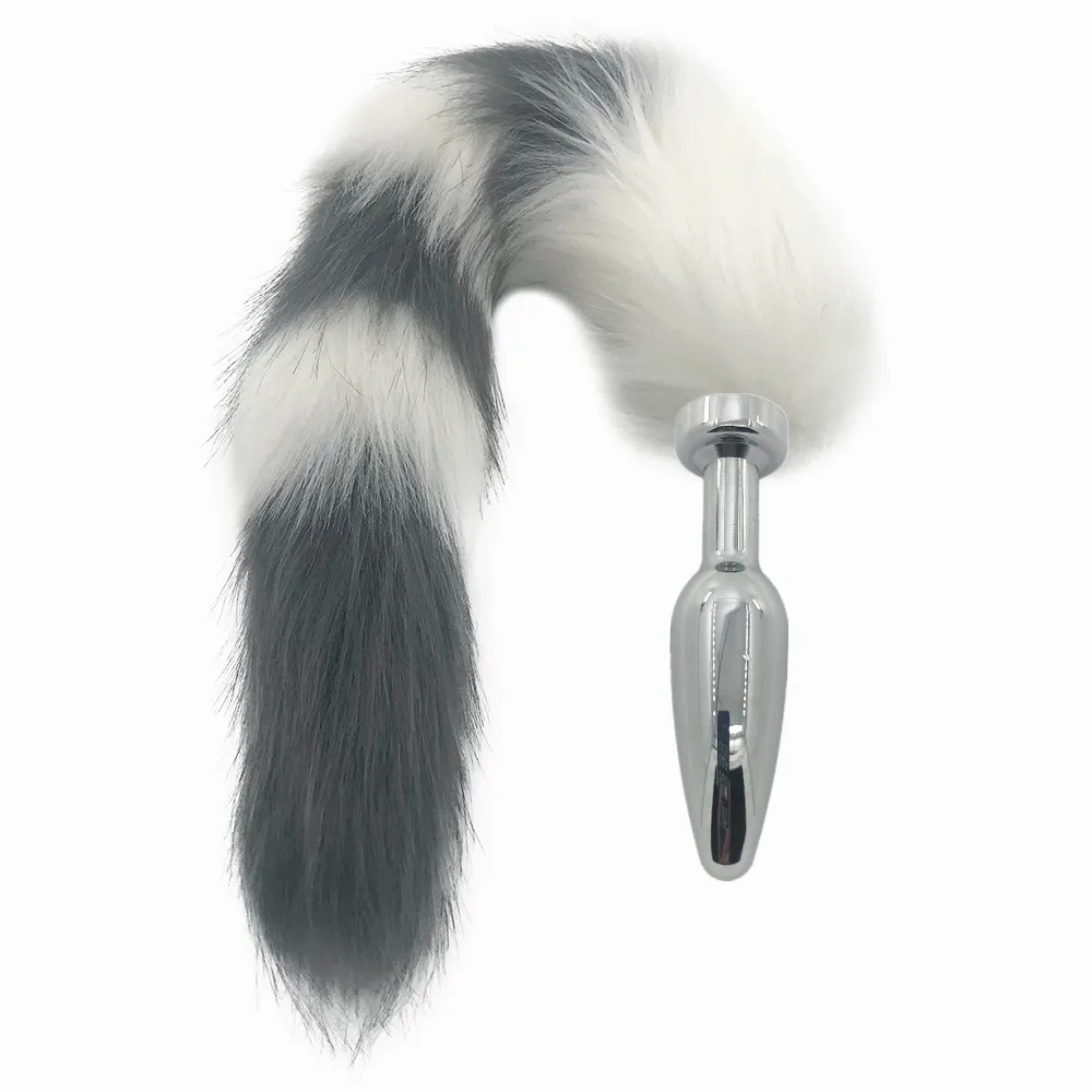 Хвост Фетиш животные ролевые игры приколы унисекс блондинка пони хвост Анальная