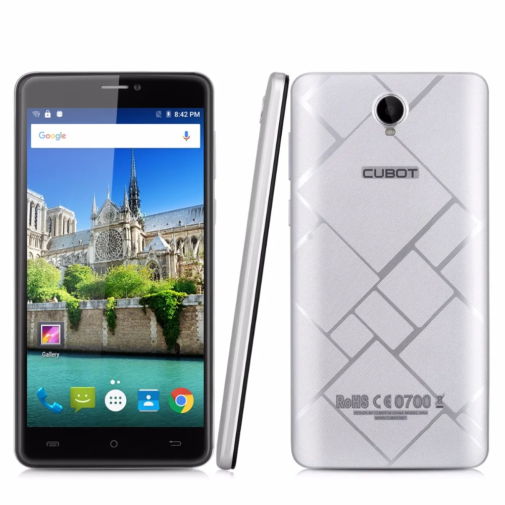 Оригинал Cubot Макс 6.0 Дюймов HD Экран 4100 мАч Смартфон 3 ГБ RAM 32 ROM Сотовый Телефон MTK6753A