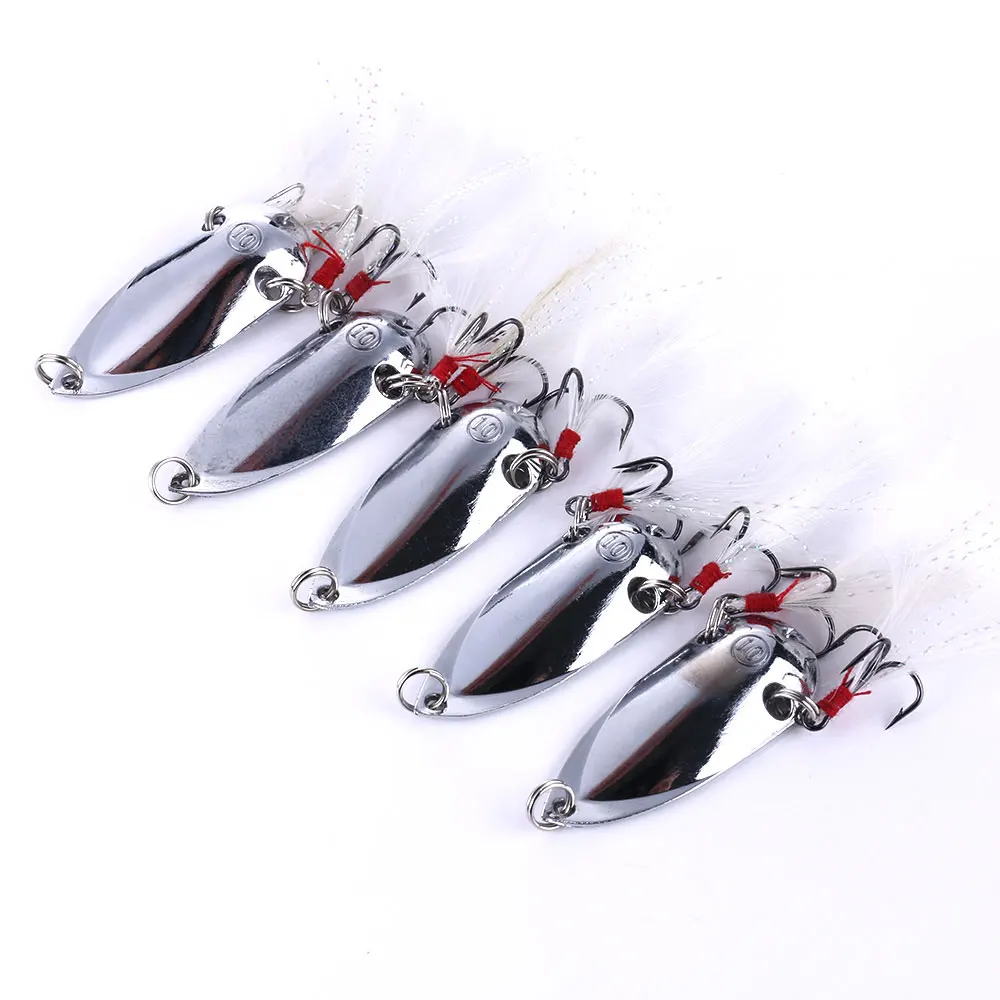 600 шт. 4.5 см 10.43 г жесткий металл вертушки рыболовные приманки bass пайк карп воблер