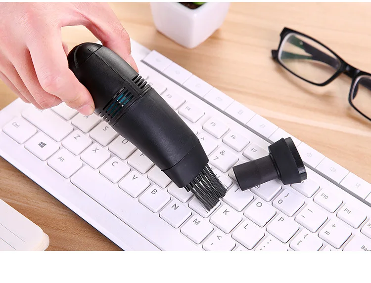 Практичный мини-пылесос USB для очистки клавиатуры компьютера пылесборник