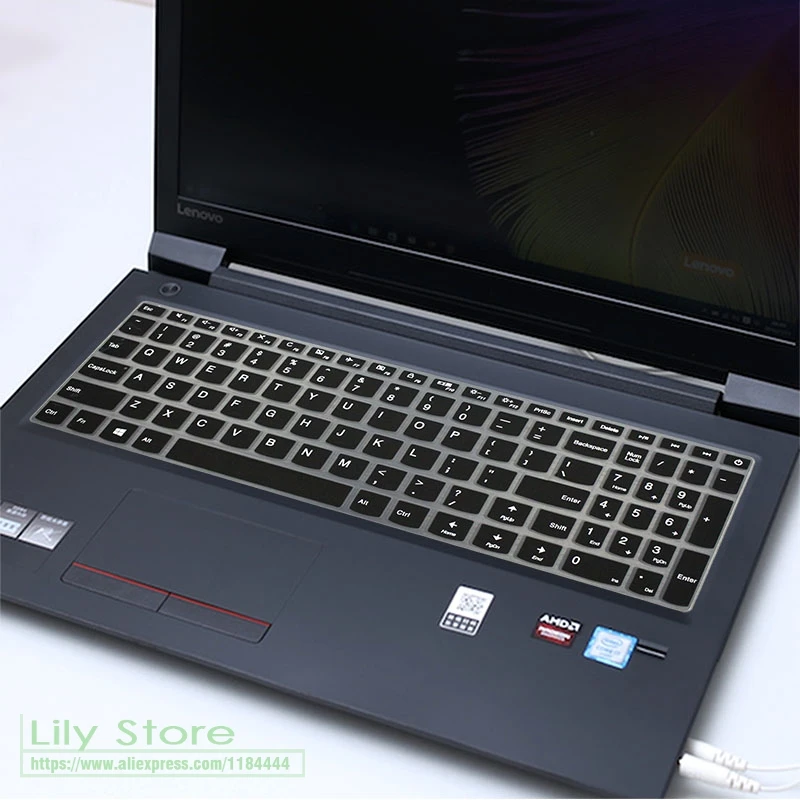 Силиконовый чехол-клавиатура для ноутбука lenovo IdeaPad 510 15," Ideapad 110 17,3" 310 15," Flex 4 15" 110-15 110-17