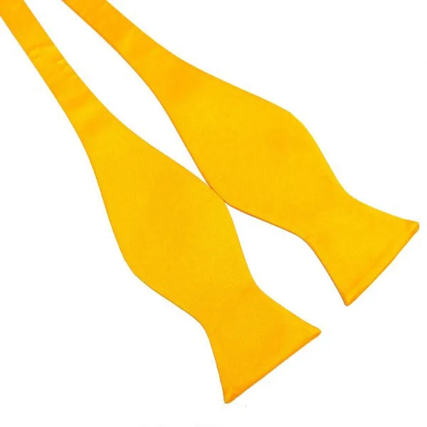 

Men Bowties Solid Color Plain Silk Self Tie Bow Ties Multi-Colors J3