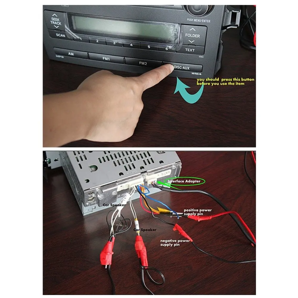 Автомобильный адаптер для аудио CD USB AUX кабель интерфейс MP3 SD 8P подключение