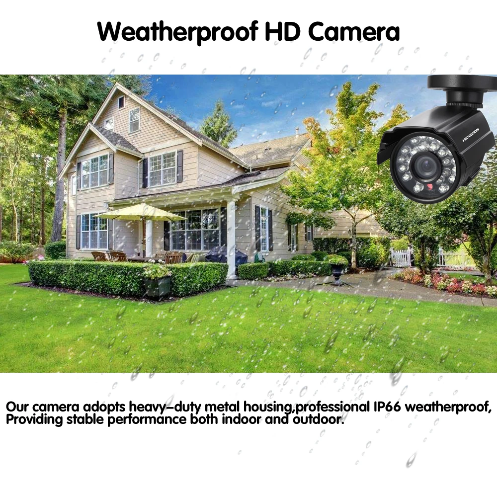 16CH 1080P DVR рекордер наружная камера система безопасности комплект 16 шт. 2.0MP ИК