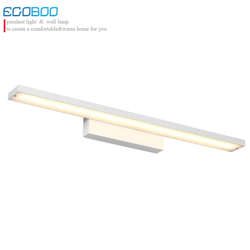 

EGOBOO 8w 40cm long white Aluminum bathroom linear LED mirror lighting lamps home indoor lumination light
