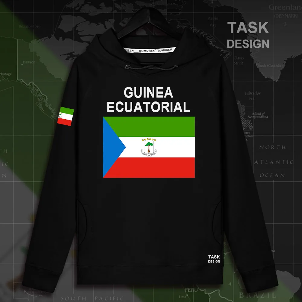 Equatorial Guinea Ecuatorial GQ GNQ Guinean Equatoguinean mens hoodie pullovers hoodies men sweatshirt streetwear clothing new | Мужская