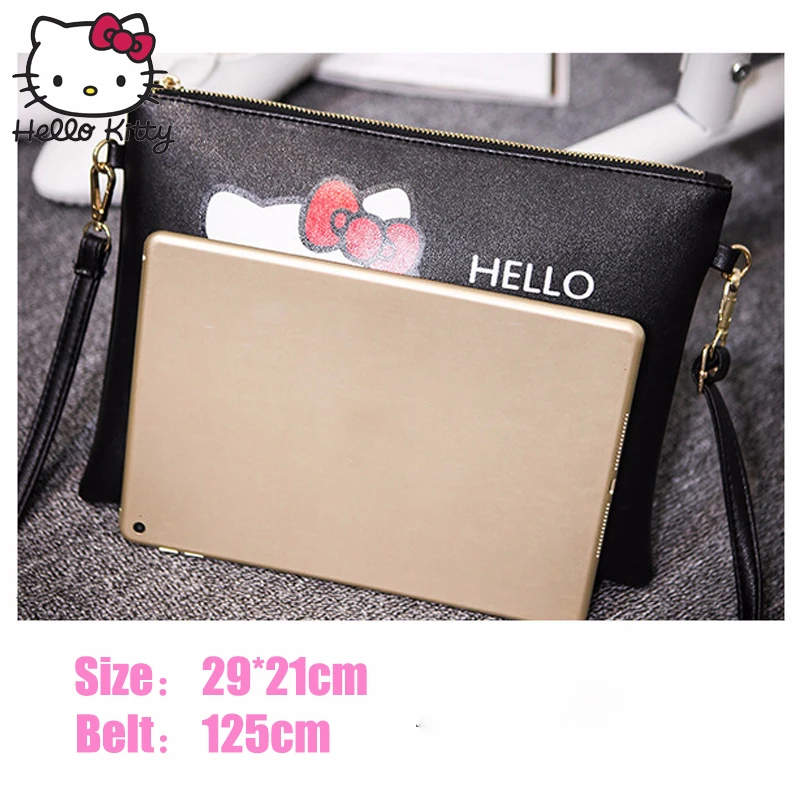 Hello kitty, женские сумки-мессенджеры,, модная мини кожаная сумка, мультяшный конверт, сумочка, Bolsas, плюшевый рюкзак, Feminina, вещи
