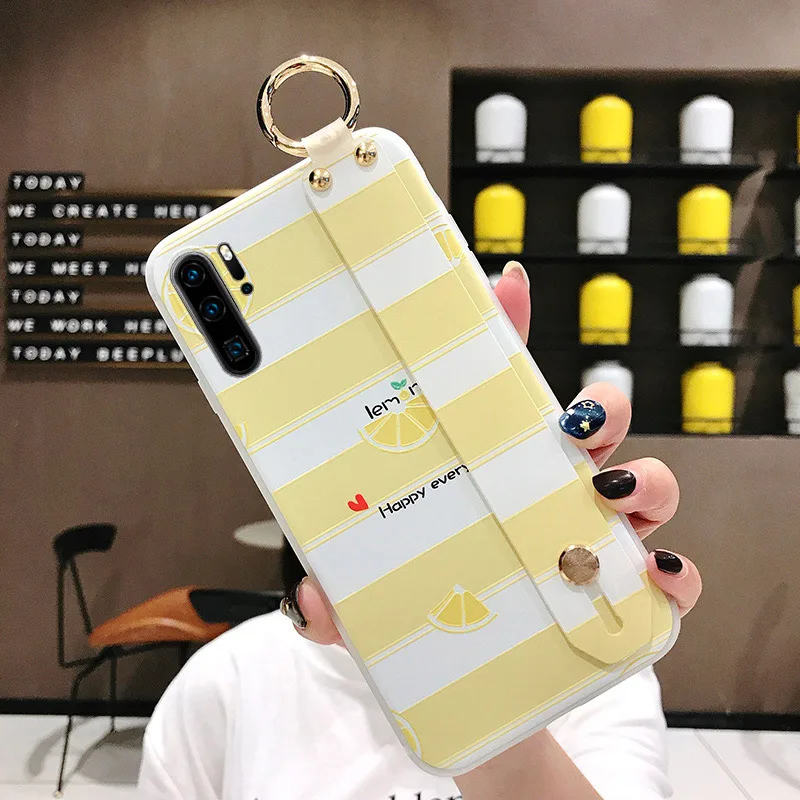 WK3-16WDLmLine SoCouple Мягкий ТПУ чехол-держатель для телефона huawei P20 P30 Pro P10 mate 10 20 30Lite Pro Honor 10 20 Nova 3i 5i Pro Чехол на запястье - Цвет: WK3-16WDLmLine