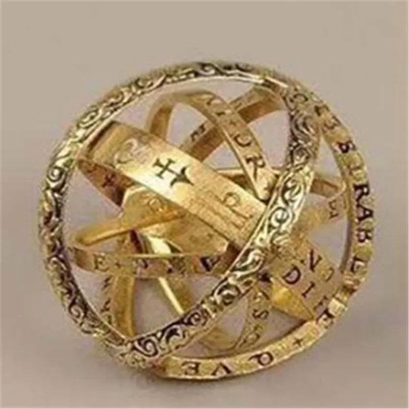Медь 2019 астрономическая насадка шар кольцо космический палец влюбленная пара