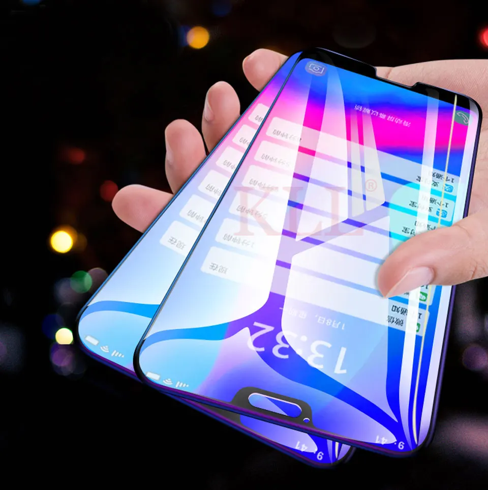 9H полное покрытие анти-синий луч протектор экрана пленка для huawei Honor Play 7 закаленное стекло для Honor 9I 6A 7X 8X защитная пленка