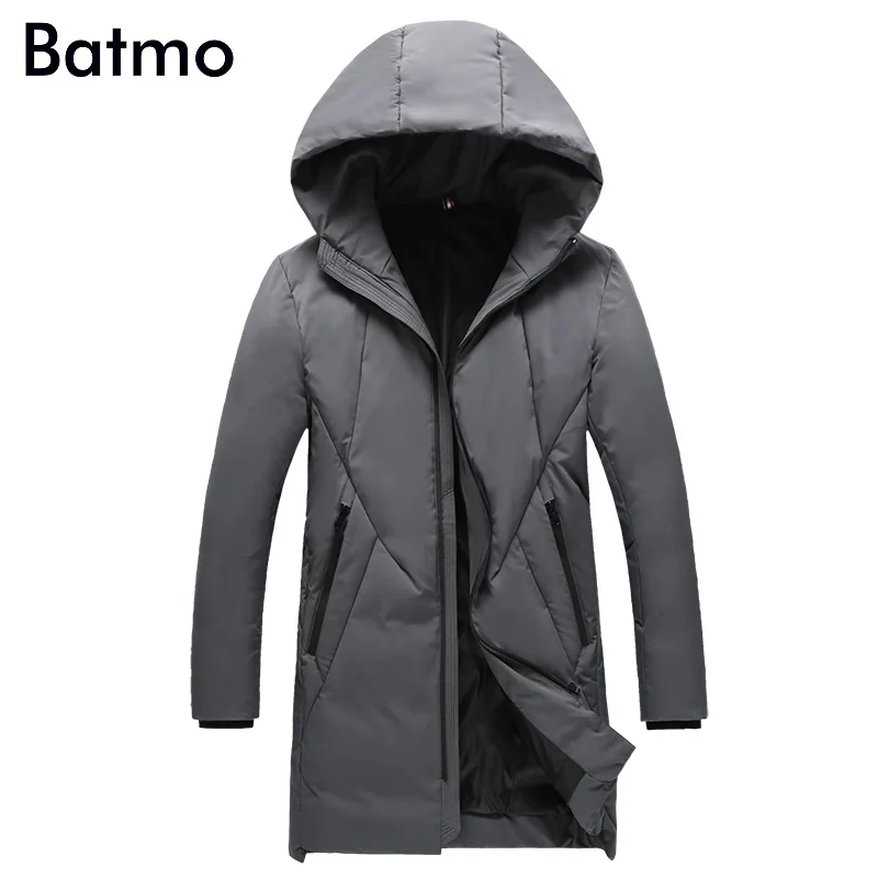 Batmo 2018 Новое поступление зимние высокого качества 80% белая утка вниз пуховики для
