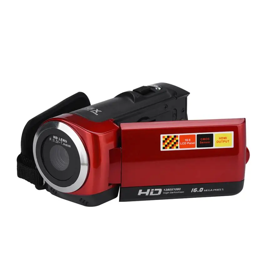 Новейшая 2018 Модная камера 2 7 дюйма TFT LCD HD 1080P 16 МП 16X Цифровая видеокамера DV с
