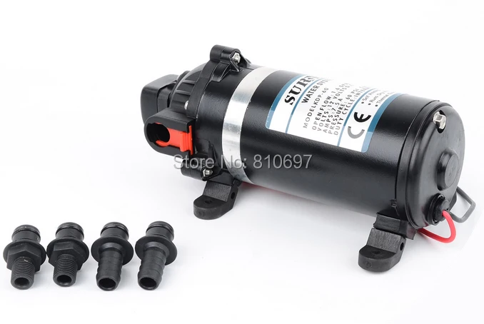 SURFLO KDP 80B 24В Электрический 3 камеры Сантопрен мембранный насос давления 80psi среза