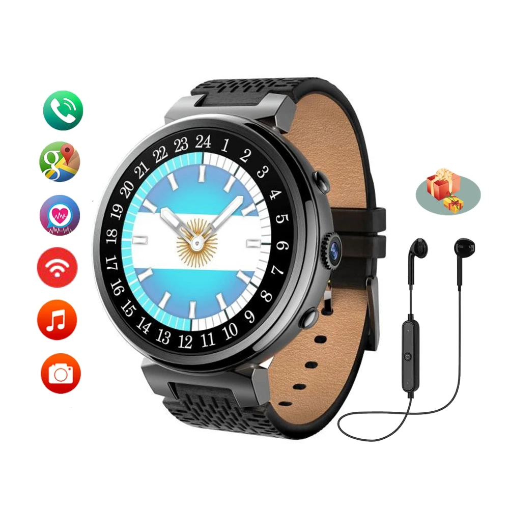 Новый i4air Смарт-часы RAM2GB/ROM16GB MTK6580 Носимых устройств Bluetooth Smartwatch телефон Android5.1 3g