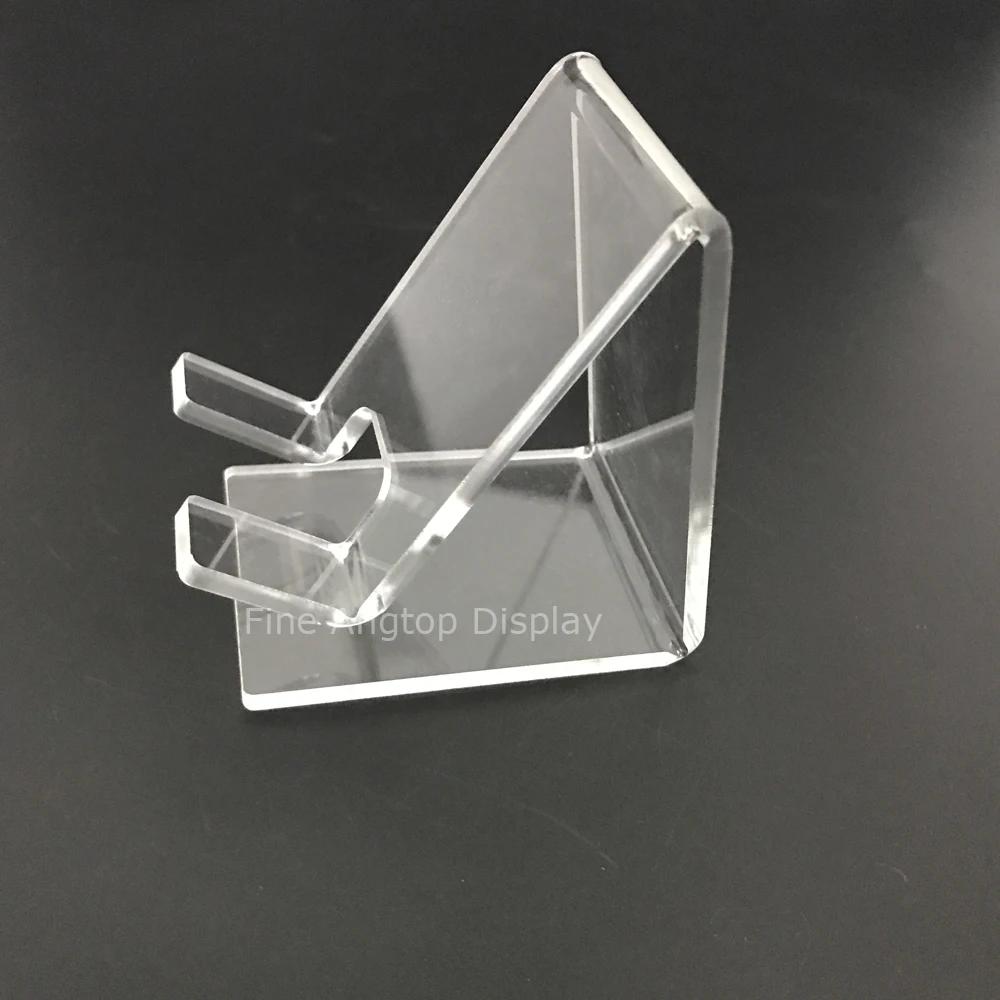 Transparent Acrylic Jewelry Display Stand For Cellphone Holder 5pcs/lot