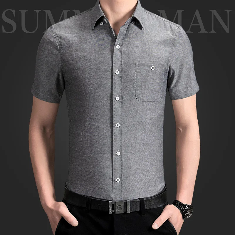 VERSMA Мода 2017 г. Slim Fit с коротким рукавом Мужская одежда рубашки Camisa социальная Masculina