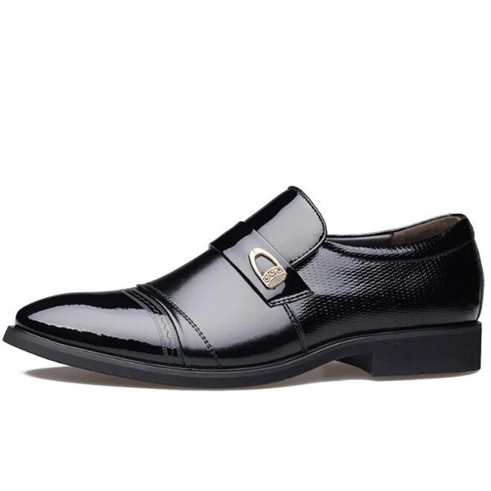 QFFAZ New Spring Fashion Oxford Business Men Shoes Genuine Leather High Quality Soft Casual Breathable Men's Flats man | Обувь