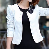 blazer feminino long sleeved bleiser mujer korean fashion casual 4 colors lovely women suits