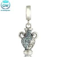 plata de ley 925 silver vase charm women jewelery dijes para pulseras brand gw jewellery s333 30