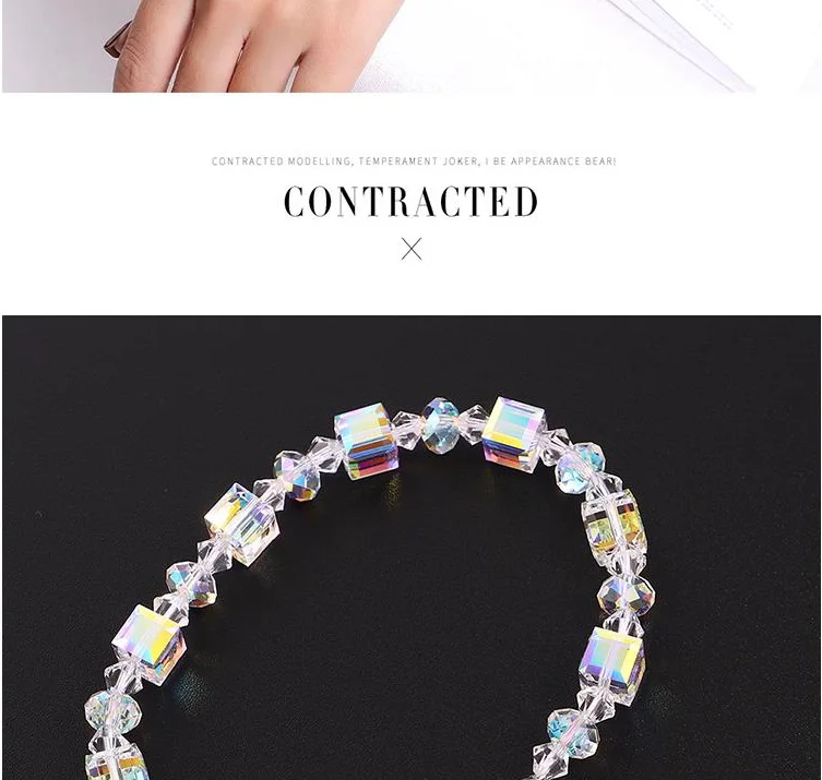 Роскошные браслеты с кристаллами Swarovski для женщин, очаровательные браслеты и браслеты для женщин, изысканные свадебные украшения, подарок