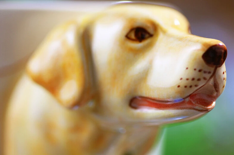 Новое поступление Высокое качество 3D одноцветное Кубок животных Собака Ручная