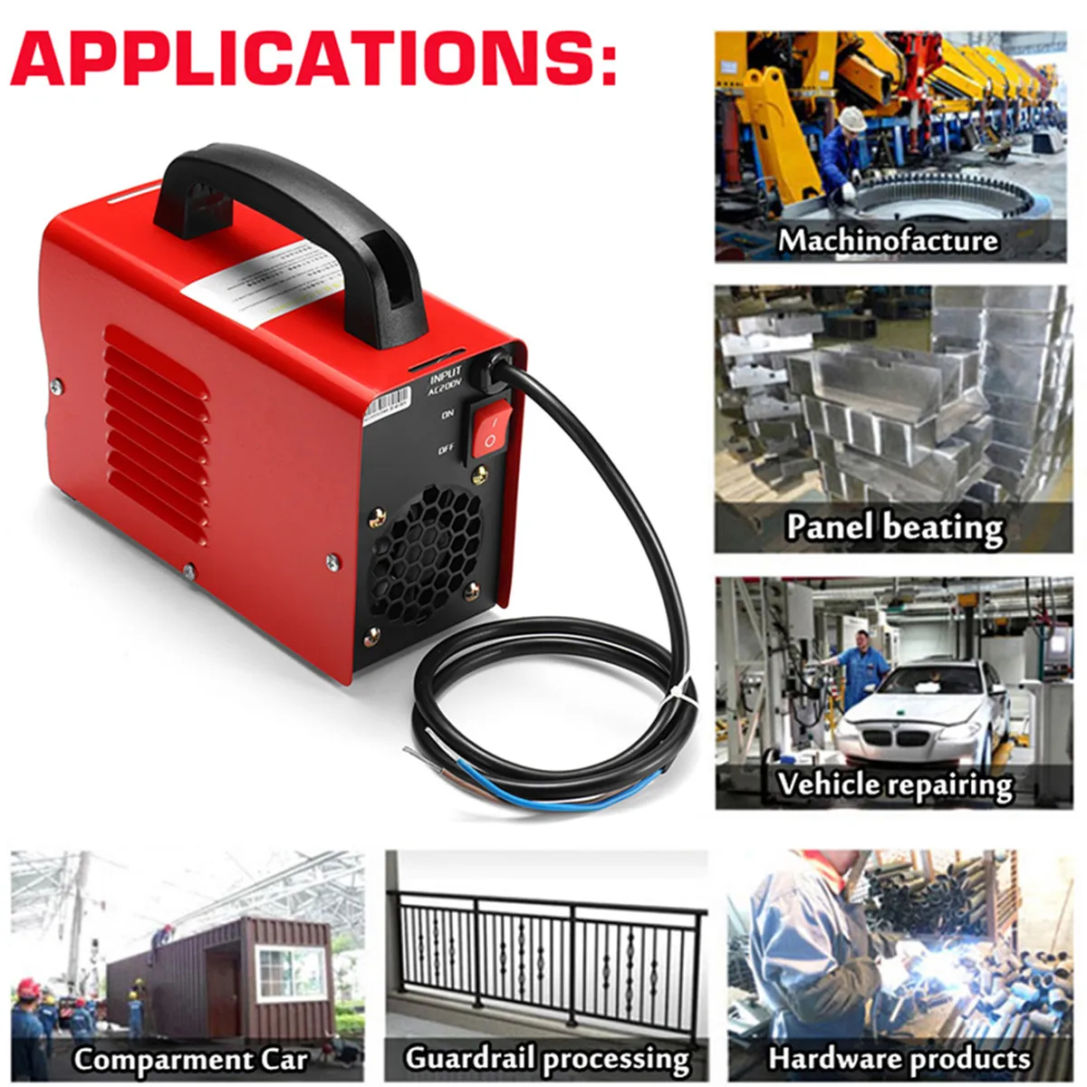 

10-200A 4000W Handheld Mini MMA IGBT Inverter 220V Mini Electric ARC Welding Welder Inverter Machine Tool