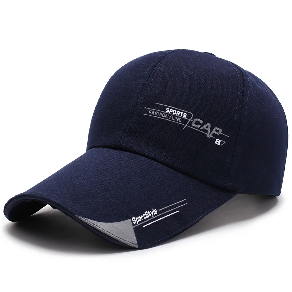 Navy Blue Летняя бейсбольная кепка для мужчин и женщин, хлопок, дышащая Спортивная Кепка, Мужская кепка, черная бейсболка, шляпа папы костяная, gorras BQM-CZX14 - Цвет: Navy Blue