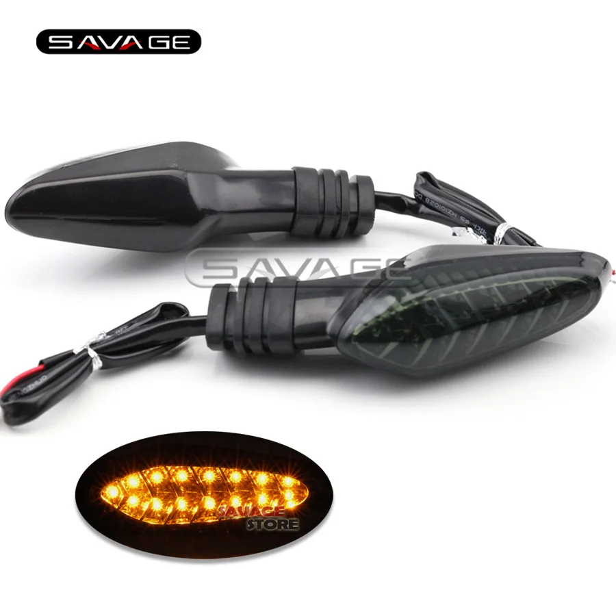 For DUCATI Streetfighter 848 1099S / Multistrada 1200 Motorcycle Front/Rear LED Turn Signal Indicator Light Blinker Lamp Smoke |