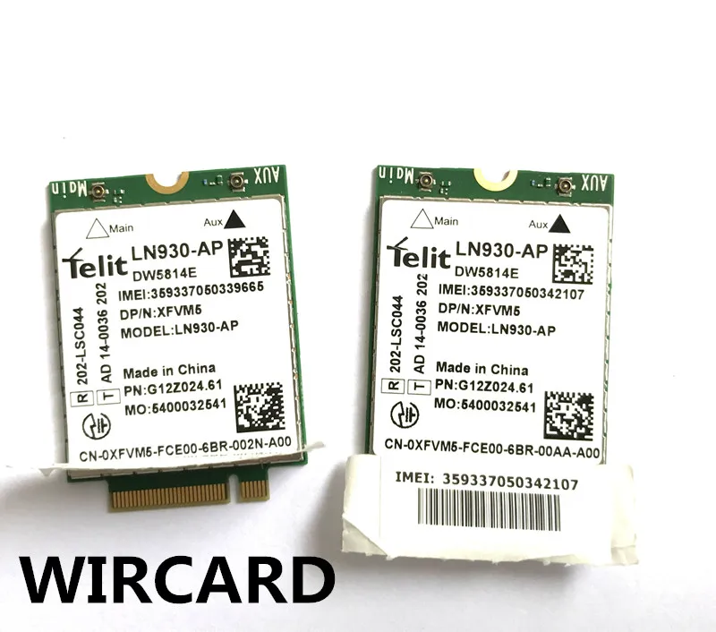 Новый LN930 AP DW5814E 4G модуль FDD LTE карта для ноутбука Dell|card|card cardcard module |