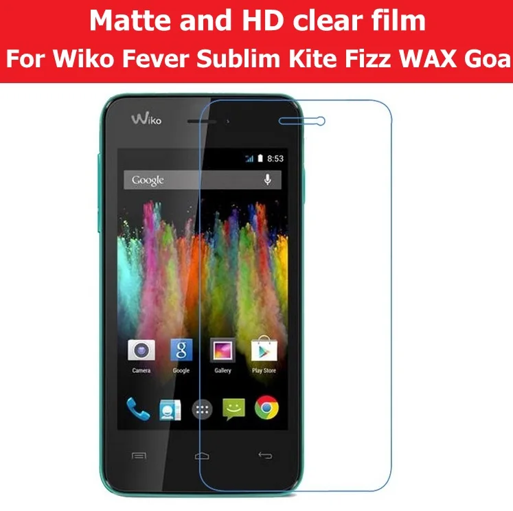 ЖК-экран Антибликовая матовая пленка для Wiko Fever Sublim WAX Fizz Kite Goa HD прозрачный