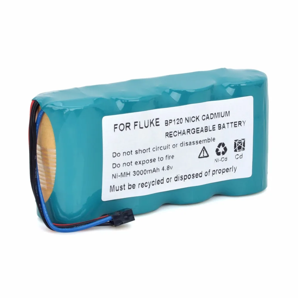 Высококачественный аккумулятор для Fluke BP120 | Сменный 43 43B 123 123S BP123 BP123S|battery for|battery
