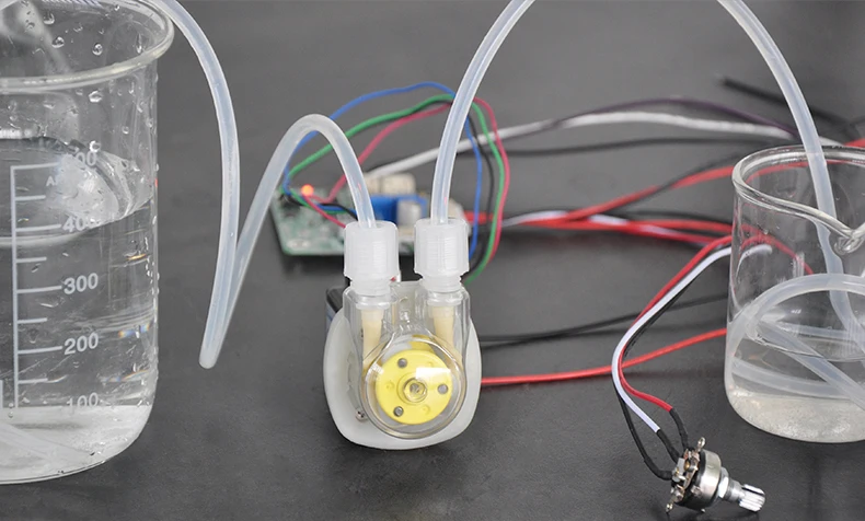 Kamoer KFS Микро перистальтический дозаторный насос 24V с шаговый двигатель для Горячая Электрический аквариум