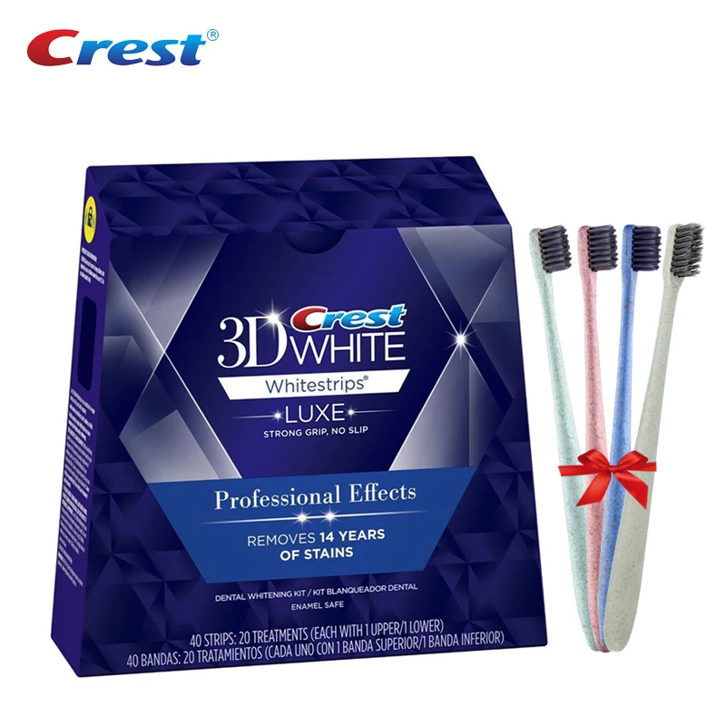 3D белые отбеливание зубов полоски профессиональные эффекты Whitestrips гигиена