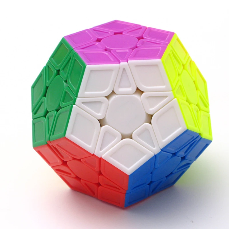 

3x3 Dodecahedron Magic Cube Colorful Stickerless Sculpture Dodecahedron Puzzle Kids Educational Toy Gift (S8
