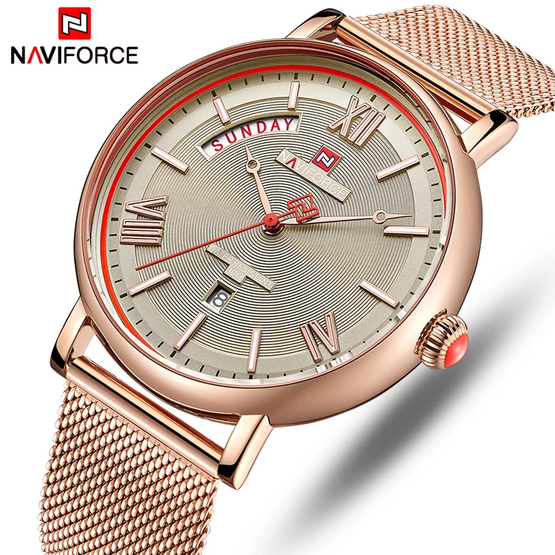 NAVIFORCE мужские часы Топ люксовый бренд мужские s водонепроницаемые кварцевые наручные часы модные повседневные мужские часы с датой Relogio Masculino