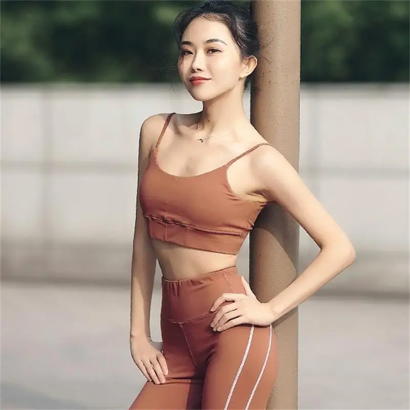 2019 new running yoga gym fitness crop top women push up sports bra shockproof breathable vest | Спорт и развлечения