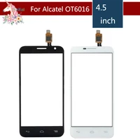 10pcs for alcatel one touch idol 2 mini 6016 6016d 6016a 6016e 6016x ot6016 touch screen digitizer sensor outer glass lens panel