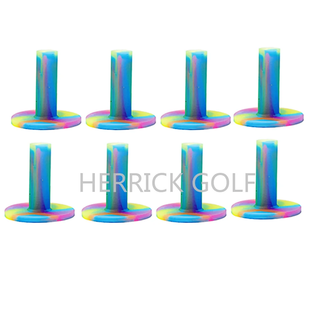 

2-1/8" Durable Rubber Golf Tees 54mm Colorful Golf Tees Ball Holder 3pcs/pack free shipping