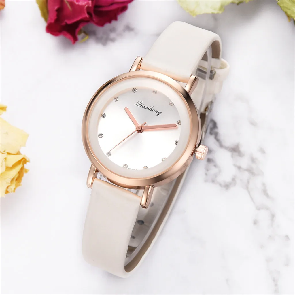 Licaihong модные повседневные Брендовые женские часы Reloj простые классические